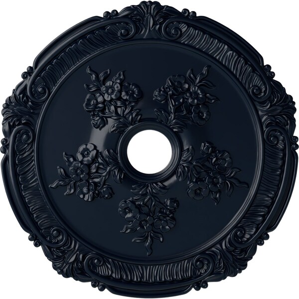 Ekena Millwork Attica with Rose Medallion (Canopies up to 4 1/2"), 26"OD x 3 3/4"ID x 1 1/2"P, Midnight Dream CM26ATMDF - main